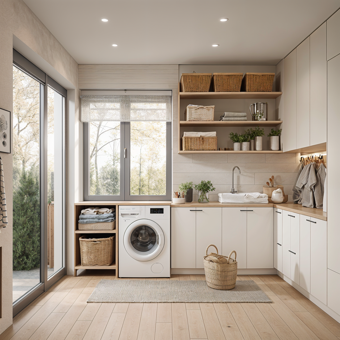 4 Essential Tips for a Nordic-Inspired Laundry Room