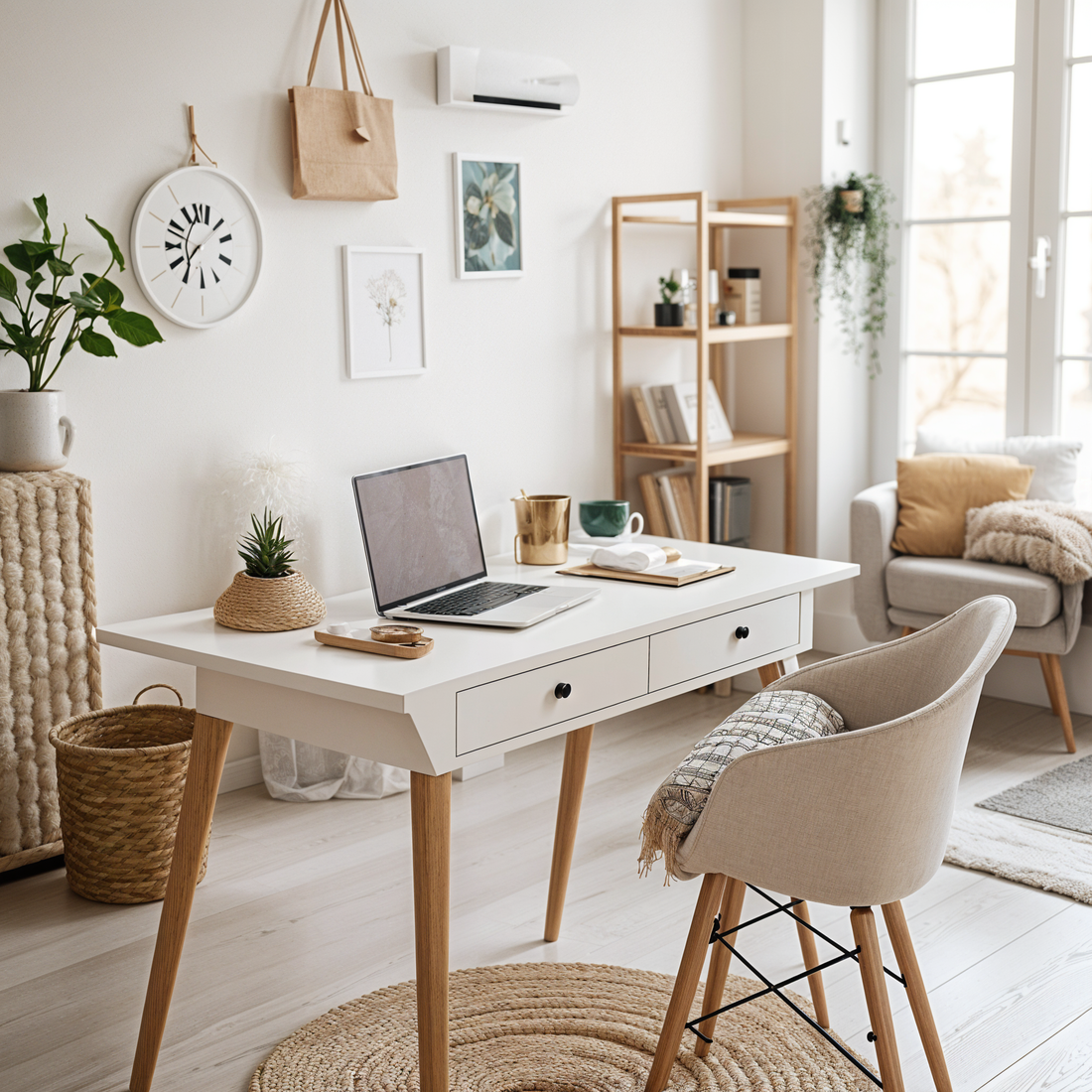 10 Essential Tips for Styling a Scandinavian-Inspired Workspace
